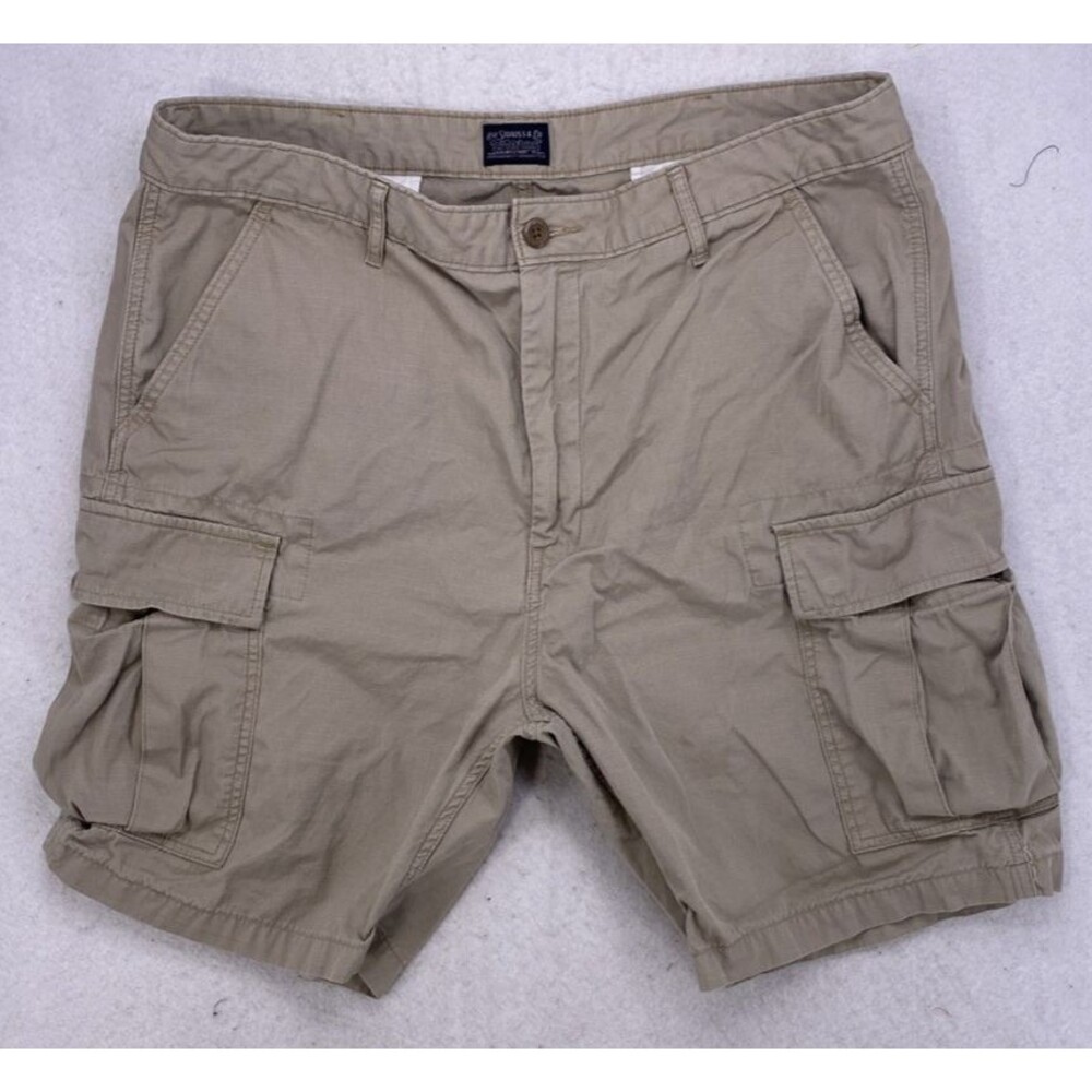 Levis Mens Carrier Cargo Shorts Size 38 Tan Beige Cotton Utility PC9 23251-0009